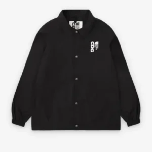 CDG x The North Face Coach Jacket Black Front Side