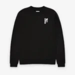 CDG x The North Face Logo Crewneck Black Front Side
