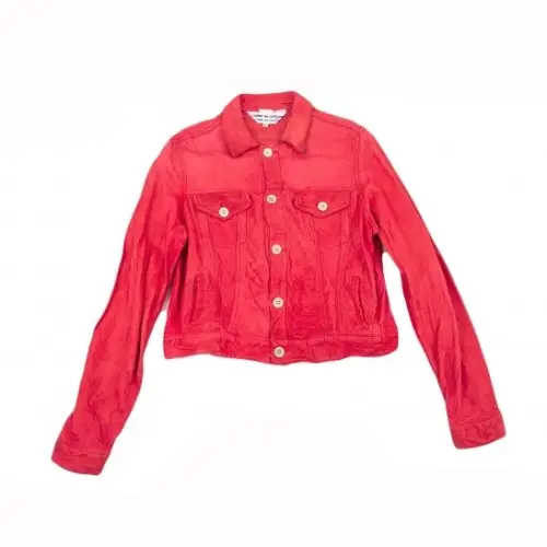 COMME des GARCONS Dyed Leather Jacket COMME des GARCONS Dyed Leather Jacket Front