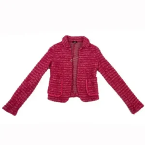 COMME des GARCONS Dyed Stripe Tweed Jacket Front