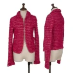 COMME des GARCONS Dyed Stripe Tweed Jacket Full View