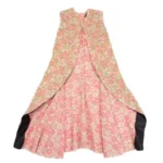COMME des GARCONS Floral Embroidery Lace Sleeveless Long jacket Front