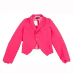 COMME des GARCONS Poly Fulling Short Jacket Front Side