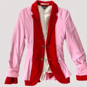 Comme Des Garcons Velvet Layered Stretch Jacket Front Side