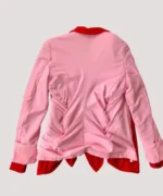 Comme Des Garcons Velvet Layered Stretch Jacket Back Side