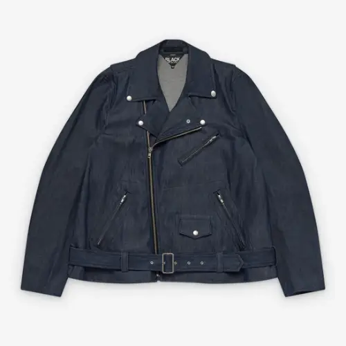 Comme des Garçons Denim Biker Jacket Comme des Garçons Denim Biker Jacket Front