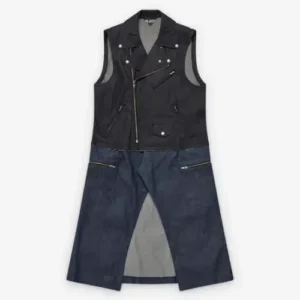 Comme des Garçons Denim Vest Dress Indigo Front Side