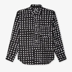 Comme des Garçons Filip Pagowski Polka Dot Shirt Black Front