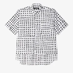 Comme des Garçons Filip Pagowski Polka Dot Shirt White Front Side
