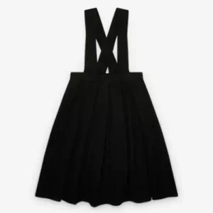 Comme des Garçons Midi J-Skirt Black Front Side View