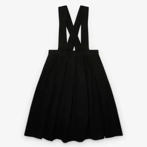 Comme des Garçons Midi J-Skirt Black Comme des Garçons Midi J-Skirt Black Front Side View