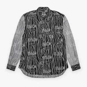 Comme des Garçons Reverse Panel Shirt Black Front