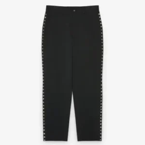 Comme des Garçons Studded Trousers Black Front Side