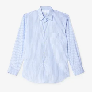 CDG Shirt Forever Men's Classic Fit Stripe Shirt Stripe Front