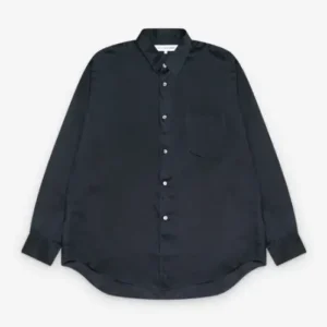 CDG Shirt Forever Men's Cupra Taffetas Narrow Classic Shirt Navy Front
