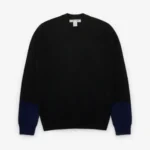 CDG Shirt Forever Men's Round Neck Contrast Jumper Front View