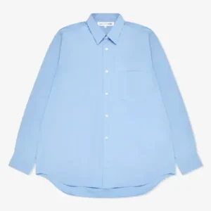 CDG Shirt Forever Men's Wide Classic Shirt Blue Front
