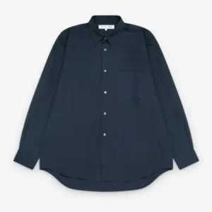 CDG Shirt Forever Men's Wide Classic Shirt Navy Front