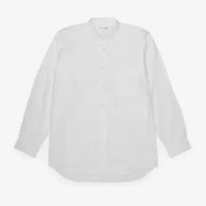 CDG Shirt Forever Men's Wide Classic Shirt White Plain Front